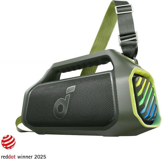 Soundcore Boom 2 Plus New Version Αδιάβροχο Ηχείο Bluetooth 140W με Διάρκεια Μπαταρίας έως 20 ώρες Πράσινο