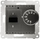 Kontakt-simon Simon 54 Temperature Regulator 5-40°c Ip20 Anthracite Drt10w.01/48
