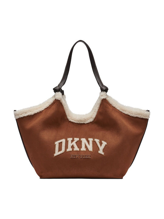 DKNY Paula Fabric Women's Tote Bag Brown