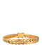 Excite-Fashion Women's Gold-Plated Stainless Steel Chain Bracelet
