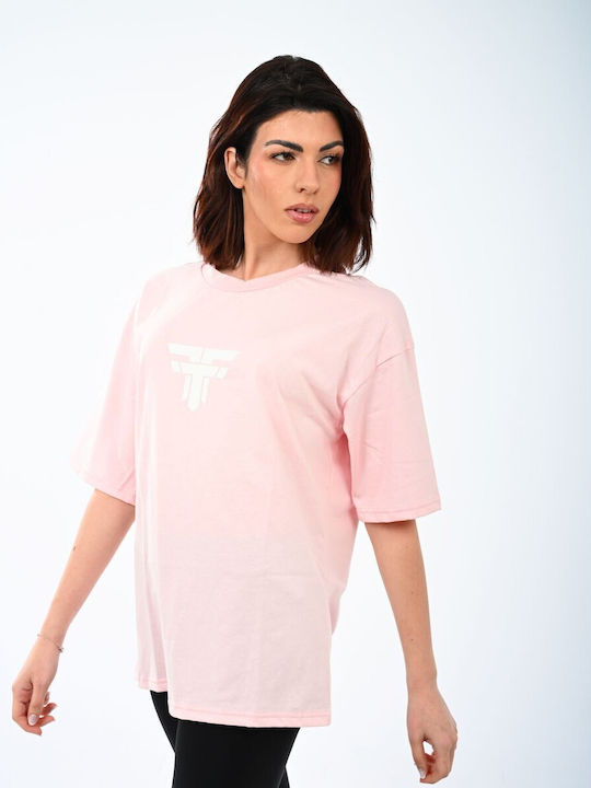 FFT Wear Damen Oversized T-Shirt Rosa