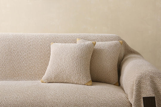 Beauty Home Μαξιλαροθήκη 8833 Μπεζ 42x42εκ.