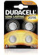Duracell CR2016 3V Lithium Watch Batteries 4 pcs