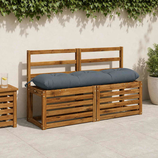 vidaXL Vianen Garden Bench Cushion Blue 30x120 cm