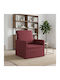 Red Armchair 70x81x82cm
