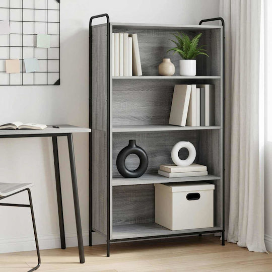 Βιβλιοθήκη Γκρι Sonoma 55.5x33x174εκ.