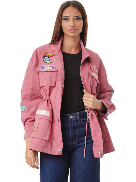 Silia D Damen Winterjacke Rosa