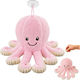 Lean Toys Plüschtier Plüsch-Oktopus 16 cm