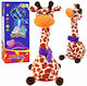 Lean Toys Плюшена интерактивна жирафа с Движение и Звук 30 см