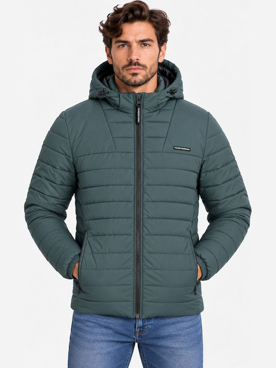 Funky Buddha Geacă Puffer Green Storm