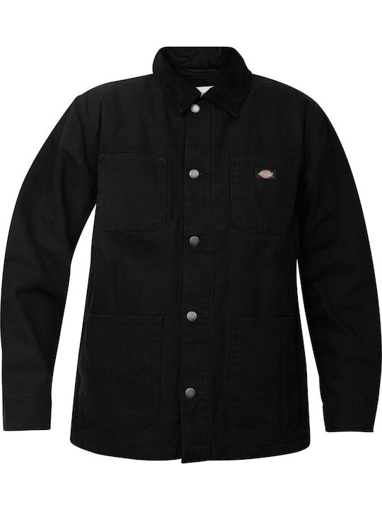 Dickies Canvas Χειμωνιάτικο Μπουφάν Μαύρο