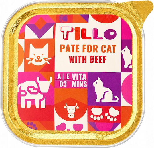 Animal Island Wet Cat Food with Beef 100gr