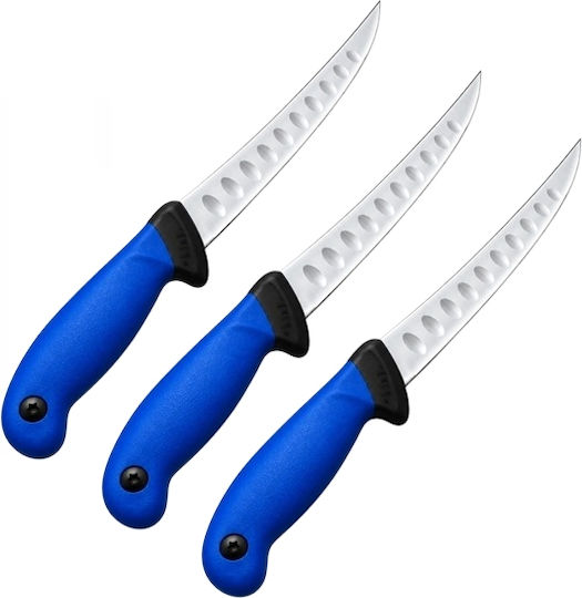 Cuțite de Filetat din Oțel Inoxidabil 29 cm 3 bucăți