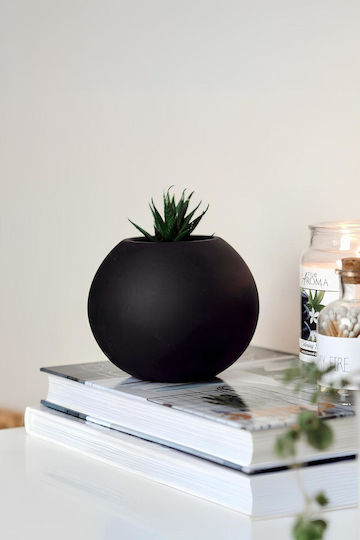 SteweHome Декоративна Ваза Черна Y14cm