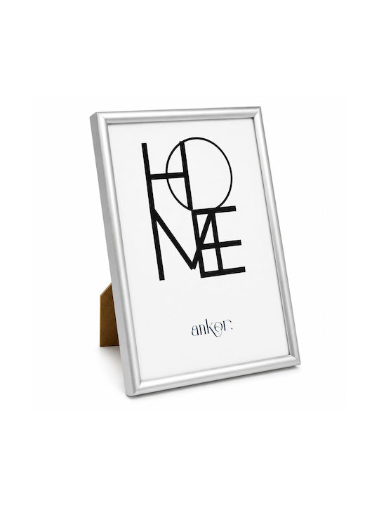 Ankor Wall-Mounted Metal Photo Frame with Silve...