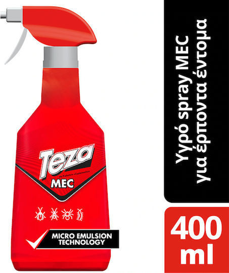 Teza Εντομοκτόνο Mec Spray Για Έρποντα Έντομα Άοσμο, 400ml