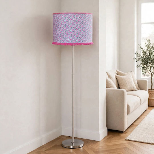 Oxygen Bubble Flowers Floor Lamp with E27 Lamp Holder Pink