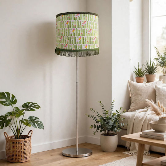Oxygen Floor Lamp with E27 Bulb Holder Multicolour