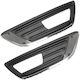 Ford Focus Iii Fl 12-16 Halogens Front Bumper Grille Trap Black + Chrome Left + Right 2 Pcs Set