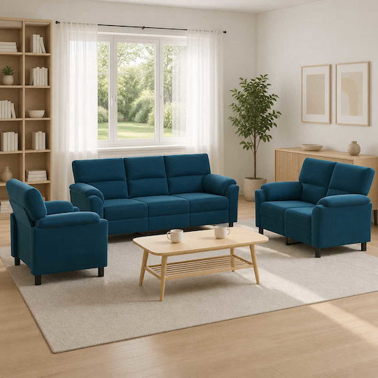 Wohnzimmermöbel-Set 3-Sitzer & 2-Sitzer & Sessel