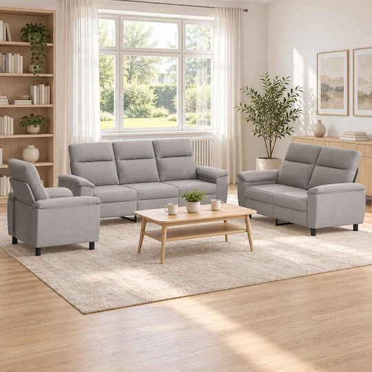 Wohnzimmermöbel-Set 3-Sitzer & 2-Sitzer & Sessel