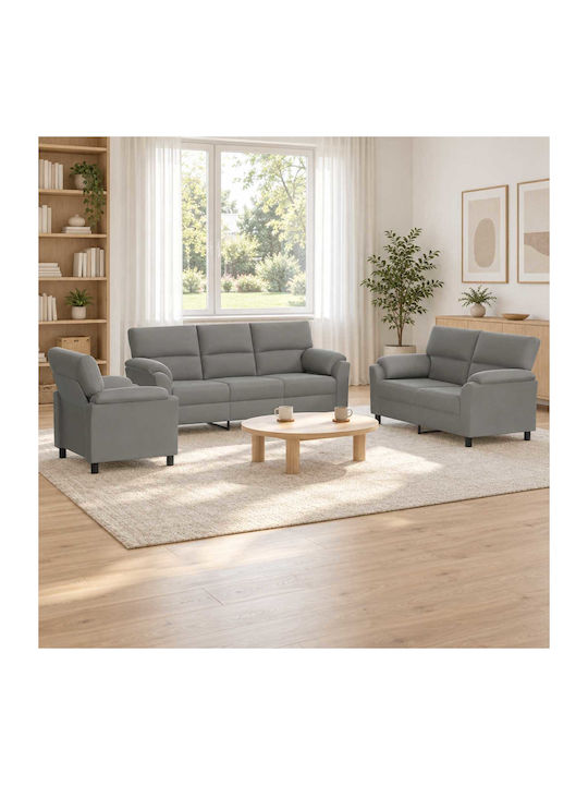 Wohnzimmermöbel-Set 3-Sitzer & 2-Sitzer & Sessel