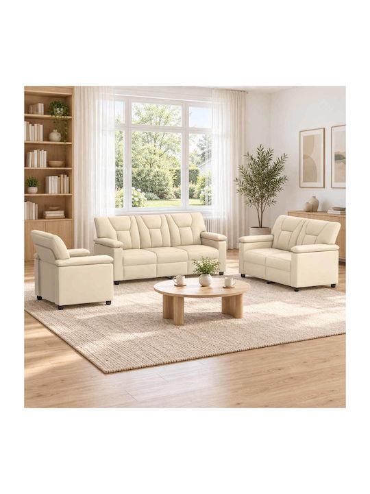 Wohnzimmermöbel-Set 3-Sitzer & 2-Sitzer & Sessel