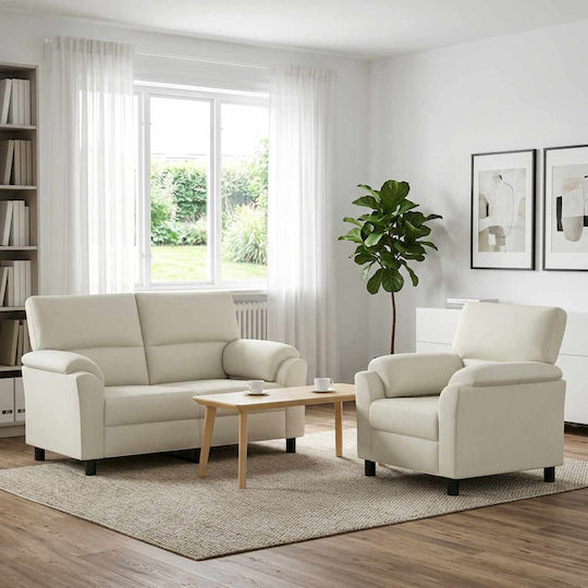 Wohnzimmermöbel-Set 2-Sitzer & Sessel