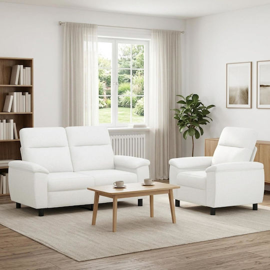 Wohnzimmermöbel-Set 2-Sitzer & Sessel