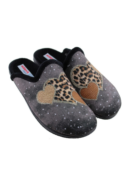 Adam's Shoes Winter Women's Slippers Grey