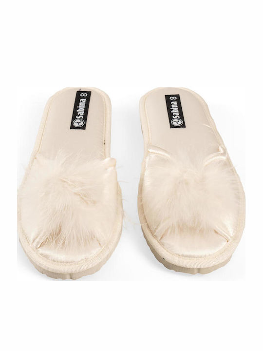 Bridal Women's Slippers Winter Women's White Slippers
