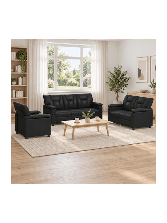 Wohnzimmermöbel-Set 3-Sitzer & 2-Sitzer & Sessel