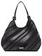 Paula Fabric Women's Tote Bag Black / Silver