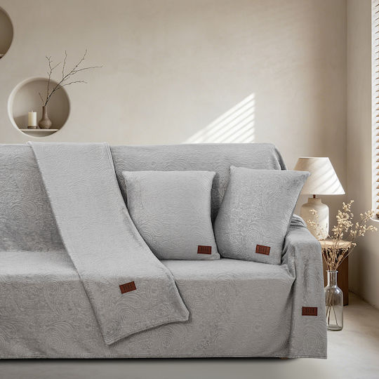 Beauty Home Decorative Pillowcase 8674 Grey 40x40cm