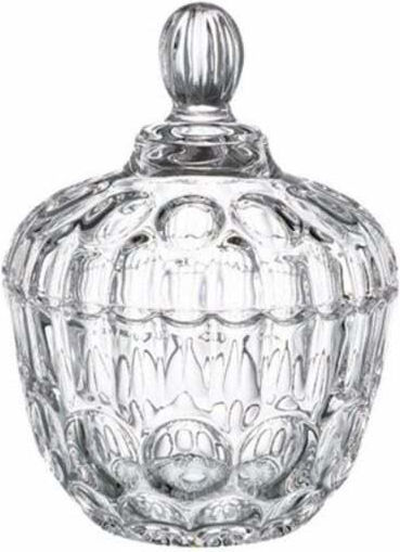 Glasbonboniere mit Deckel Transparent