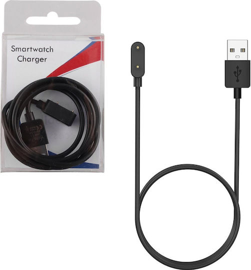 Volte-Tel Ladekabel USB-A für Huawei Band 11 Pro 1,62" VT854 1 m Schwarz Volte-Tel