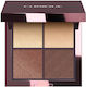 Clinique All About Shadow Quad Paletă de Farduri de Pleoape Mate Pudră Black Honey 5,4 g