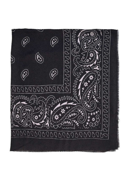 Celestino Damenhalstuch mit Paisleymuster Schwarz