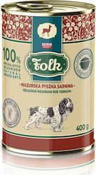 Folk Masurian Wet Dog Food with Deer 400g Folk Masurian Wet Dog Food with Deer 400g