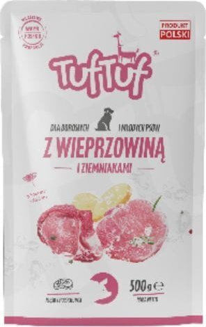 Bult Tuf Tuf Wet Dog Food in Pouch with Pork and Potatoes 500 g