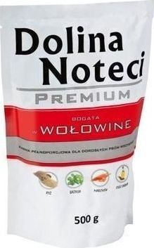Dolina Noteci Premium Rich Wet Dog Food with Beef 10x500g