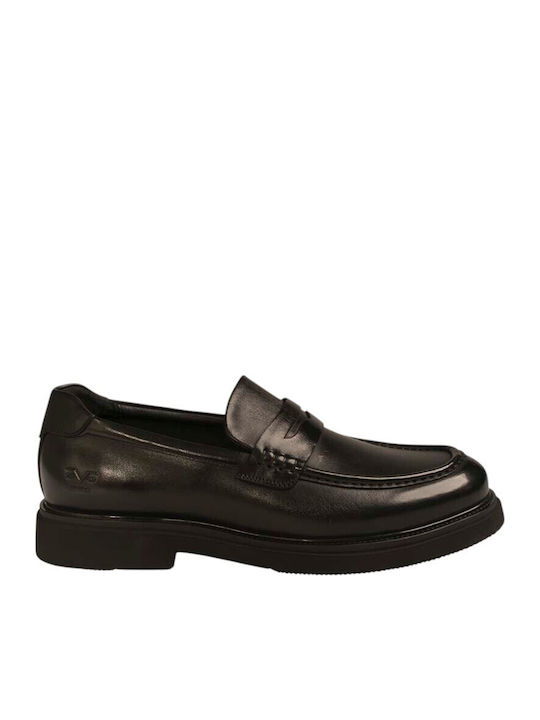19V69 Ανδρικά Loafers σε Μαύρο Χρώμα