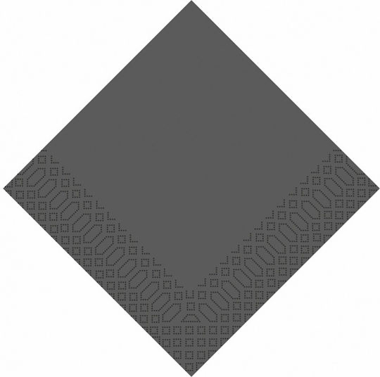 Șervețele de lux Antracit 24x24 cm, 1 strat – 500 buc. Finezza 2π-ατ-91
