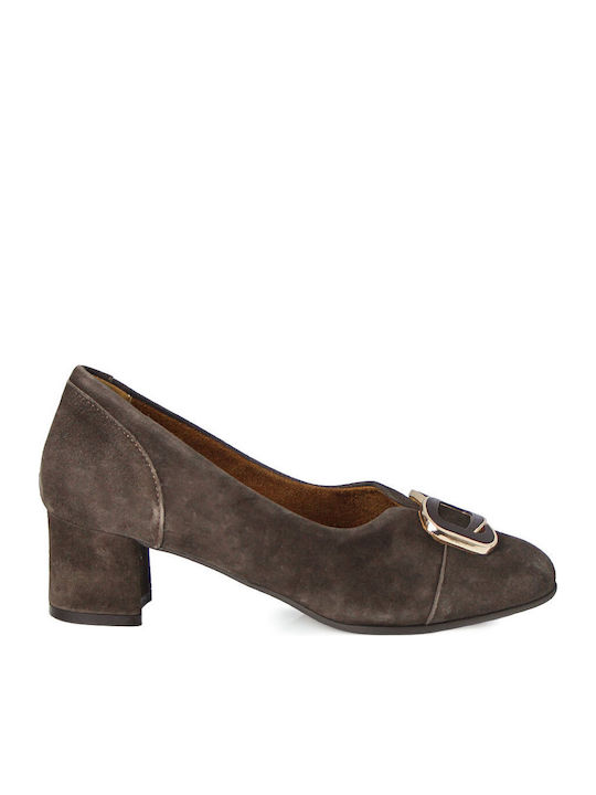 Ragazza Damen-Ballerinas aus Leder in Braunem V...