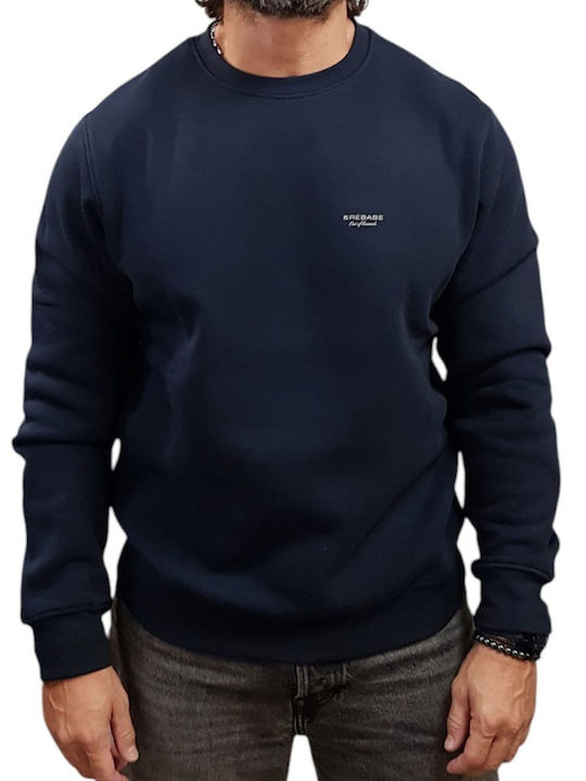 Rebase Φούτερ Navy με Κουκούλα