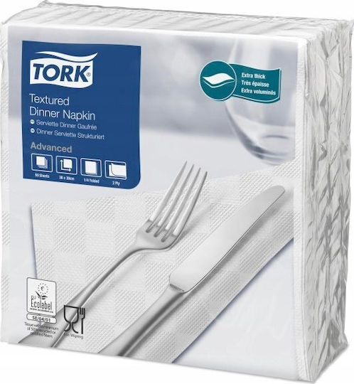 Tork 50 Χαρτοπετσέτες Λευκές