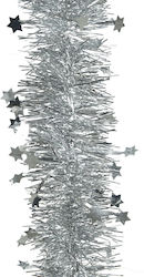 Decoris Illuminated Silver Christmas Garland 270cm