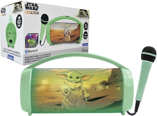 Karaoke-Lautsprecher mit Kabelgebundenem Mikrofon iParty – Star Wars The Mandalorian BTP585SWZ Grün