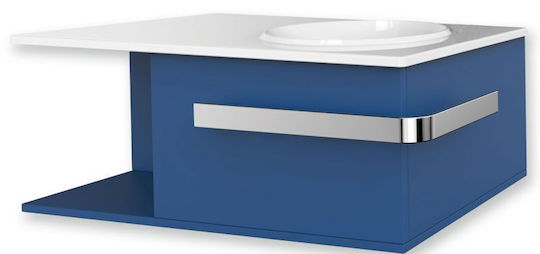 Gloria Waschtisch Ohne Waschbecken B80xT46xH30cm Blau