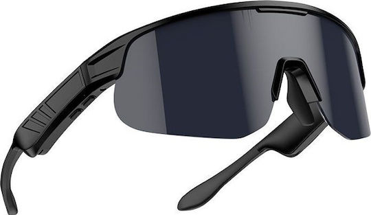 BlackView Fahrradbrille mit schwarzem Rahmen und dunklen Gläsern